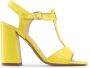 Made in Italia Gele TStrap Hakken Elegante Schoenen Yellow Dames - Thumbnail 7