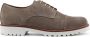 Made in Italia Luxe Suède Ronde Neus Veterschoenen Brown Dames - Thumbnail 4
