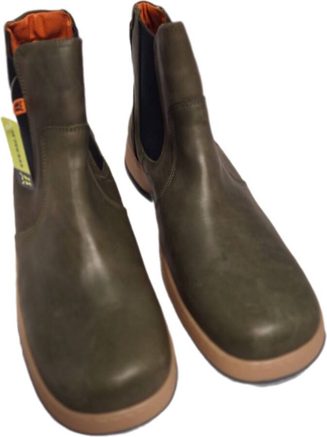 MAG MEGAMOK MAG-4111-CHELSEABOOTS-LEER-GREEN