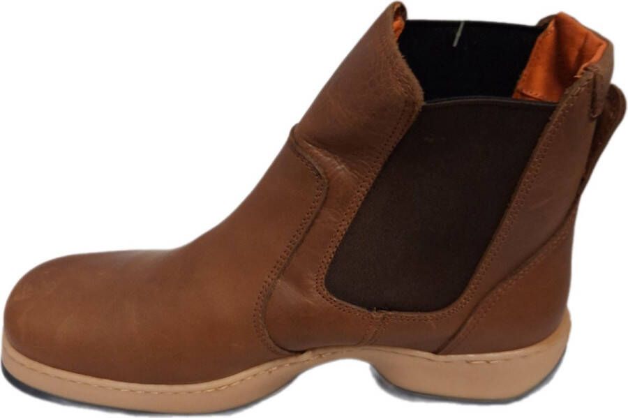 MAG MEGAMOK MAG-CHELSEABOOTS-4111-LEER-LIGT BRWN