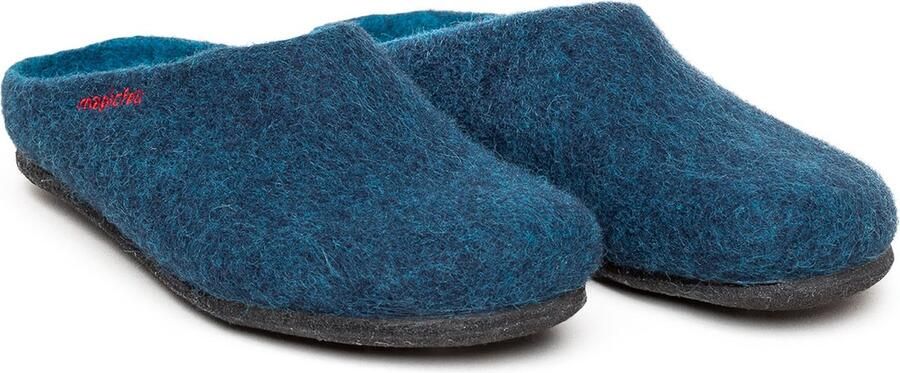 MagicFelt Huisschoenen 'Filz' donkerblauw