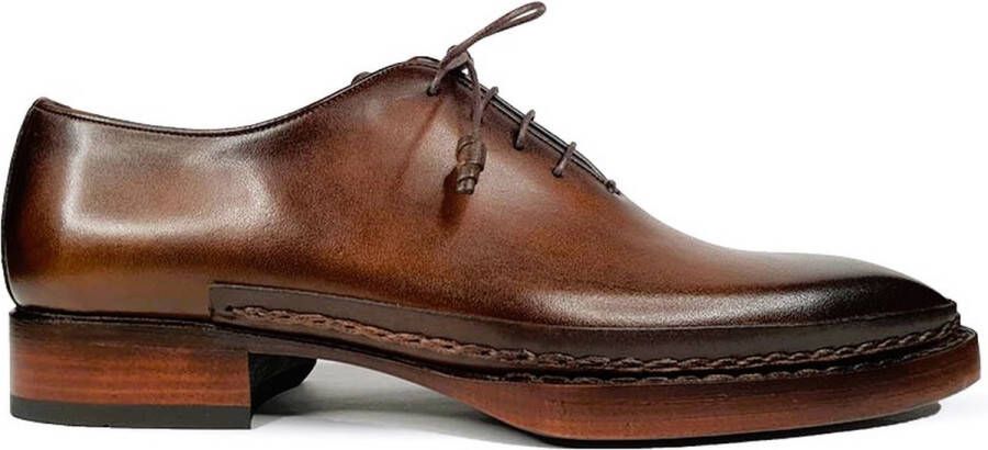 Maglieriapelle Ferro Shoes Goodyear Welted Oxford BARCLAY Cognac Echt leder Handgemaakt