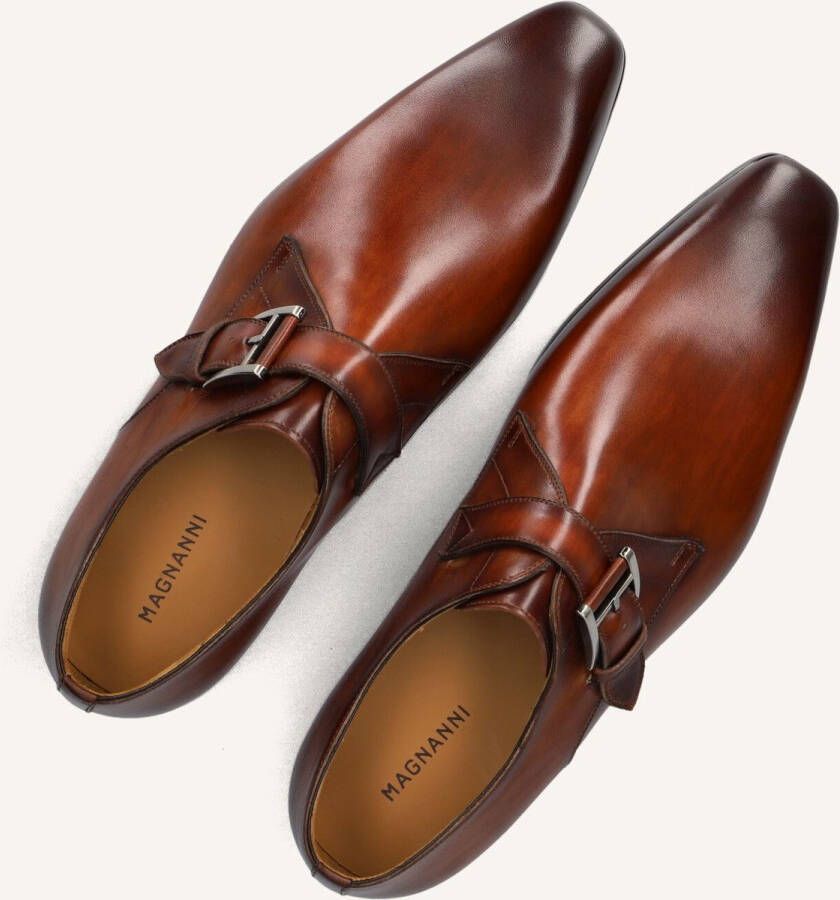 MAGNANNI Nette Schoenen Heren 19531 Maat: 40 Materiaal: Leer Kleur: Cognac - Foto 3