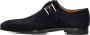 Magnanni Instappers Heren Gespschoenen Herenschoenen Suède 16618 Blauw combi - Thumbnail 13