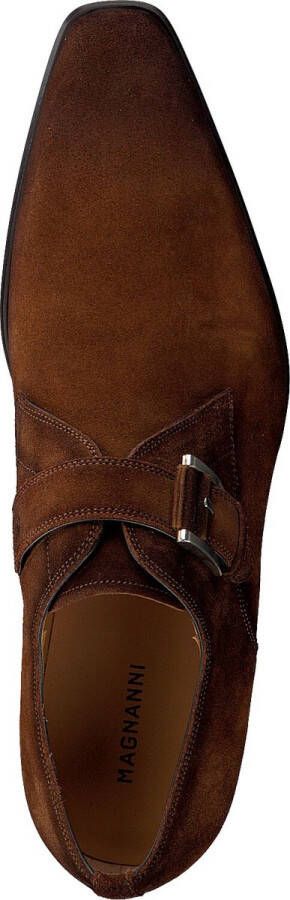 MAGNANNI Nette Schoenen Heren 19531 Maat: 43 5 Materiaal: Suède Kleur: Cognac - Foto 3