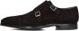 Magnanni Instappers Heren Gespschoenen Herenschoenen Suède 16016 Blauw combi - Thumbnail 2