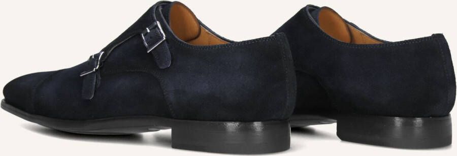 Magnanni Instappers Heren Gespschoenen Herenschoenen Suède 16016 Blauw combi - Foto 2