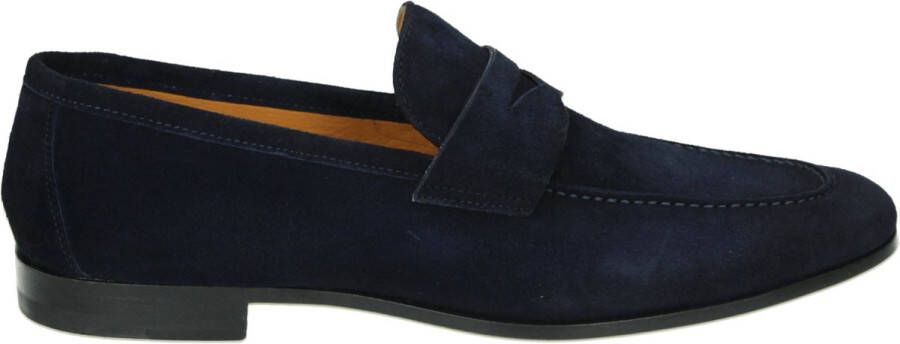 MAGNANNI Loafers Heren 23802 Maat: 41 5 Materiaal: Suède Kleur: Blauw