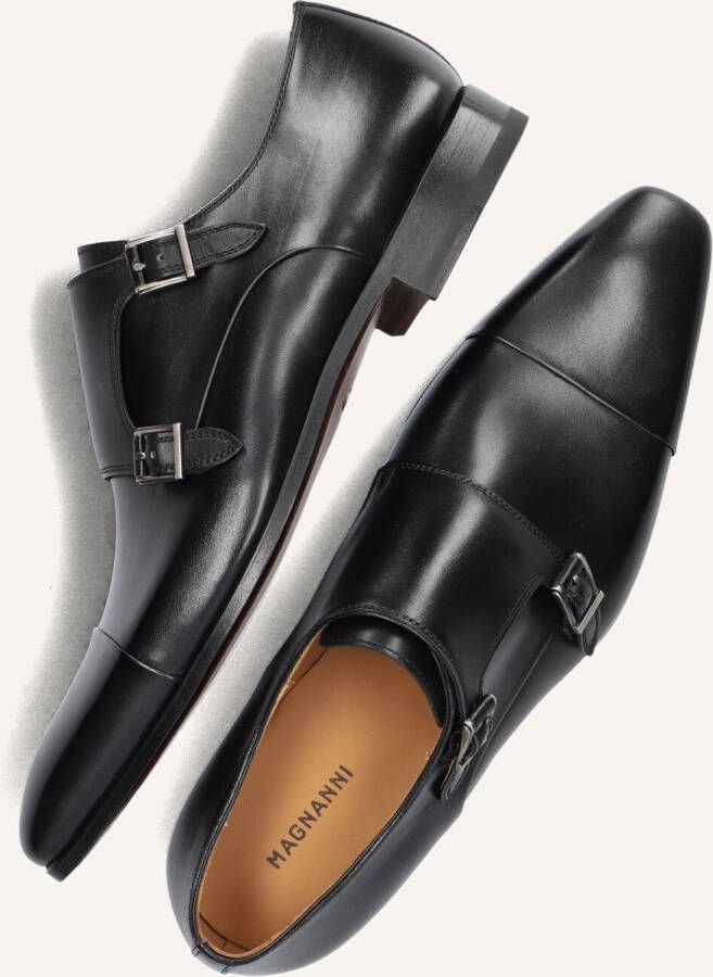 MAGNANNI Nette Schoenen Heren 23808 Maat: 45 5 Materiaal: Leer Kleur: Zwart - Foto 2