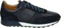 MAGNANNI Lage Sneakers Heren Combi Runner Maat: 40 5 Materiaal: Leer Kleur: Blauw - Thumbnail 1