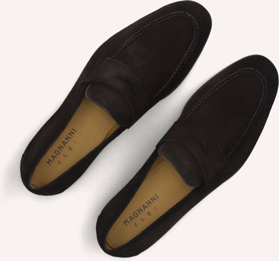 MAGNANNI Loafers Heren 25396 Maat: 42 Materiaal: Suède Kleur: Bruin - Foto 2