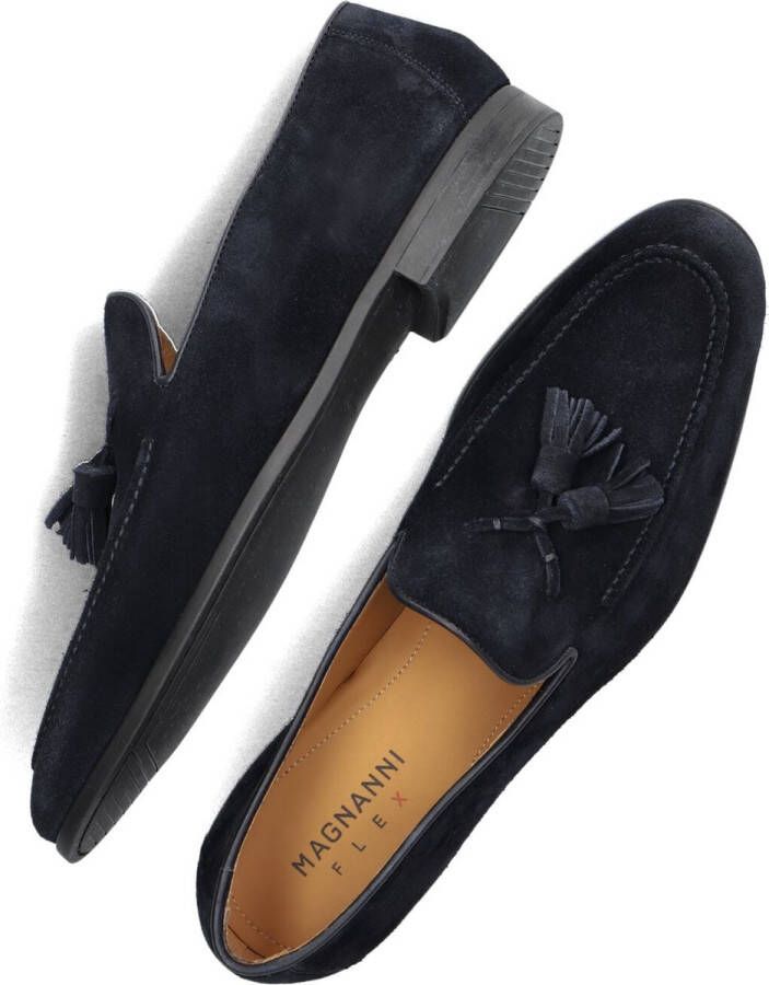 MAGNANNI Loafers Heren 25397 Maat: 45 Materiaal: Suède Kleur: Blauw - Foto 2