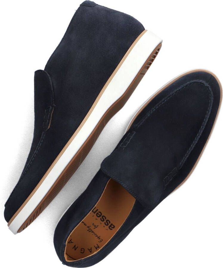 Magnanni Instappers Heren Instapschoenen Herenschoenen Suède 25810 Blauw - Foto 2