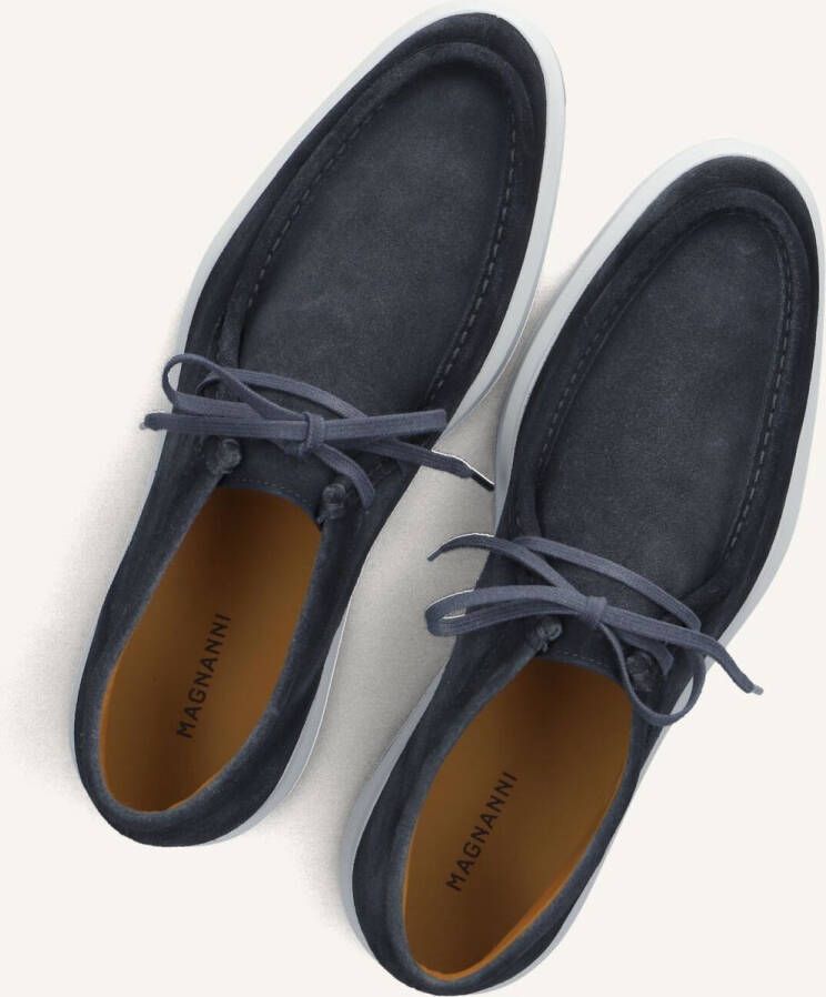 MAGNANNI Veterschoenen Heren 26006 Maat: 43 Materiaal: Suède Kleur: Blauw - Foto 2