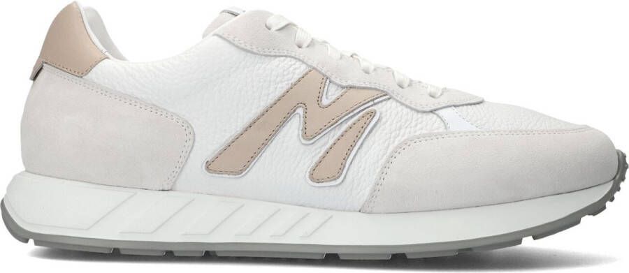 MAGNANNI Lage Sneakers Heren 26144 Maat: 44 Materiaal: Leer Kleur: Wit