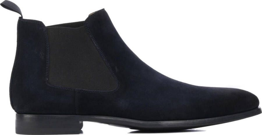 Magnanni Chelsea boots Heren Boots Laarzen Herenschoenen Suède 20109 Blauw combi