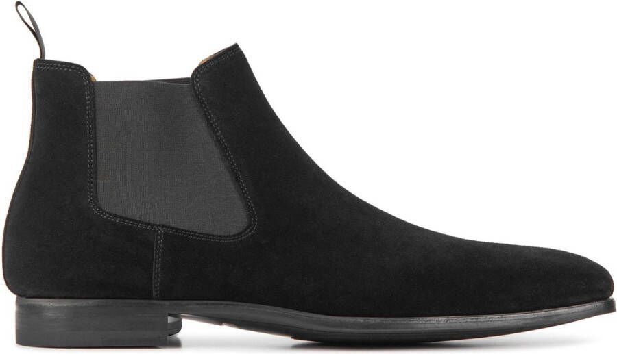 Magnanni Chelsea boots Heren Boots Laarzen Herenschoenen Suède 20109 Zwart