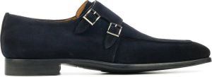 Magnanni Instappers Heren Gespschoenen Herenschoenen Suède 23696 Blauw