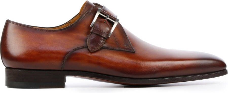 Magnanni Instappers Heren Gespschoenen Herenschoenen Suède 15477 Cognac