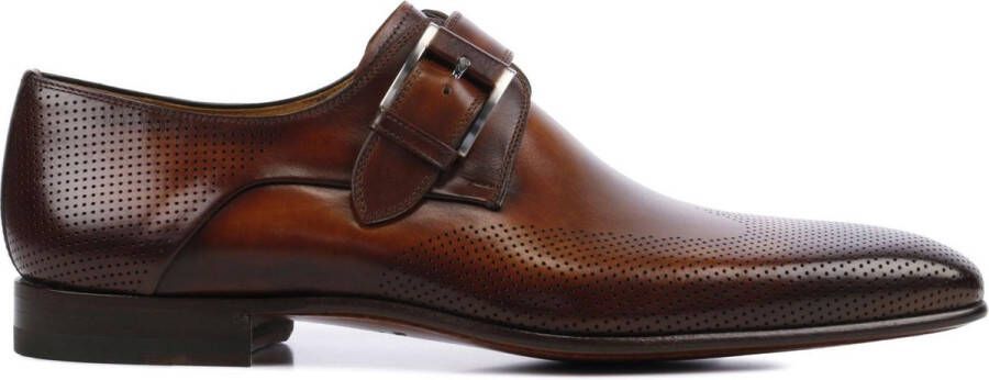 Magnanni Instappers Heren Gespschoenen Herenschoenen Suède 22021 Cognac