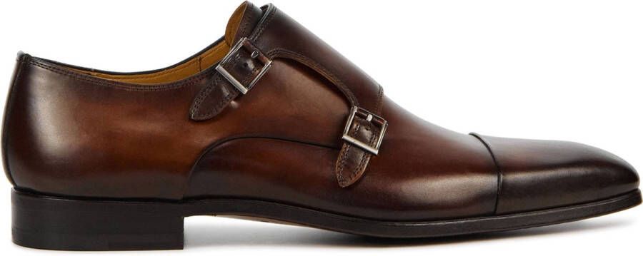 Magnanni Instappers Heren Gespschoenen Herenschoenen Leer 23808 Cognac