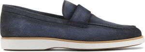 Magnanni Instappers Heren Instapschoenen Herenschoenen Suède 25274 Blauw