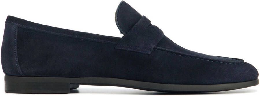 Magnanni Instappers Heren Instapschoenen Herenschoenen Suède 24412 Blauw