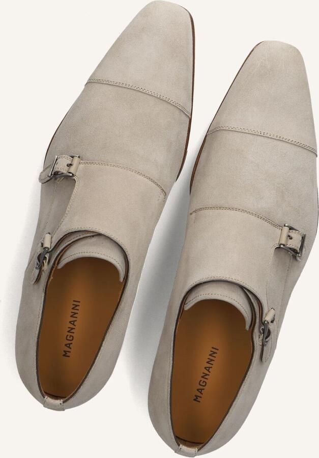 Magnanni 15330~~~~~~~~~~~~~~~~~~~~~~~~~ GespschoenenNette herenschoenenHeren veterschoen Wit beige - Foto 3