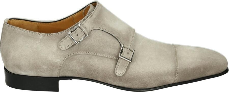 Magnanni 16016~~~~~~~~~~~~~~~~~~~~~~~~~ Gespschoenen Nette herenschoenen Heren veterschoen Grijs