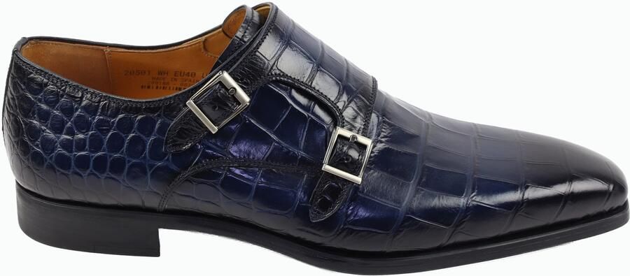 Magnanni 20501 Gespschoenen donker blauw
