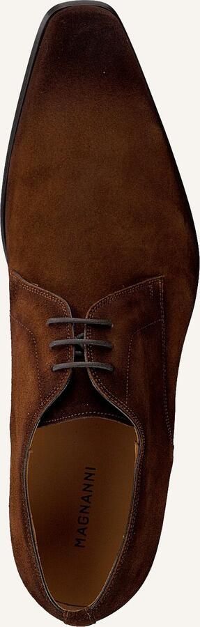 MAGNANNI Nette Schoenen Heren 22643 Maat: 43 5 Materiaal: Suède Kleur: Cognac - Foto 4