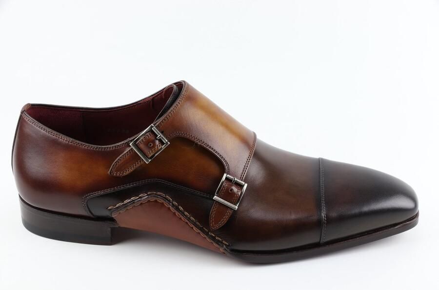 Magnanni 22798 Gespschoenen donker bruin