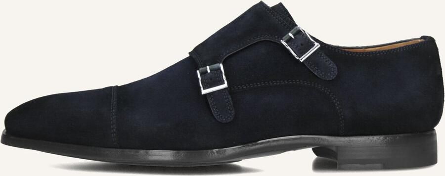 Magnanni Instappers Heren Gespschoenen Herenschoenen Suède 16016 Blauw combi - Foto 3