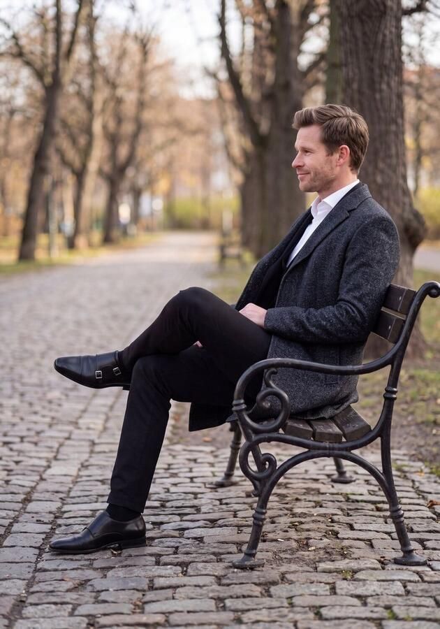 MAGNANNI Nette Schoenen Heren 23808 Leer Zwart - Foto 3