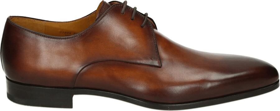 Magnanni 23809 PAROS Nette herenschoenen Heren veterschoen Cognac