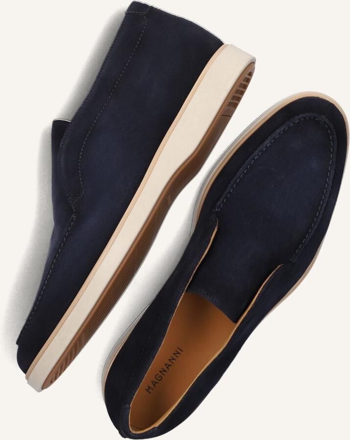 MAGNANNI Instappers Heren 25121 Maat: 45 Materiaal: Suède Kleur: Blauw - Foto 3