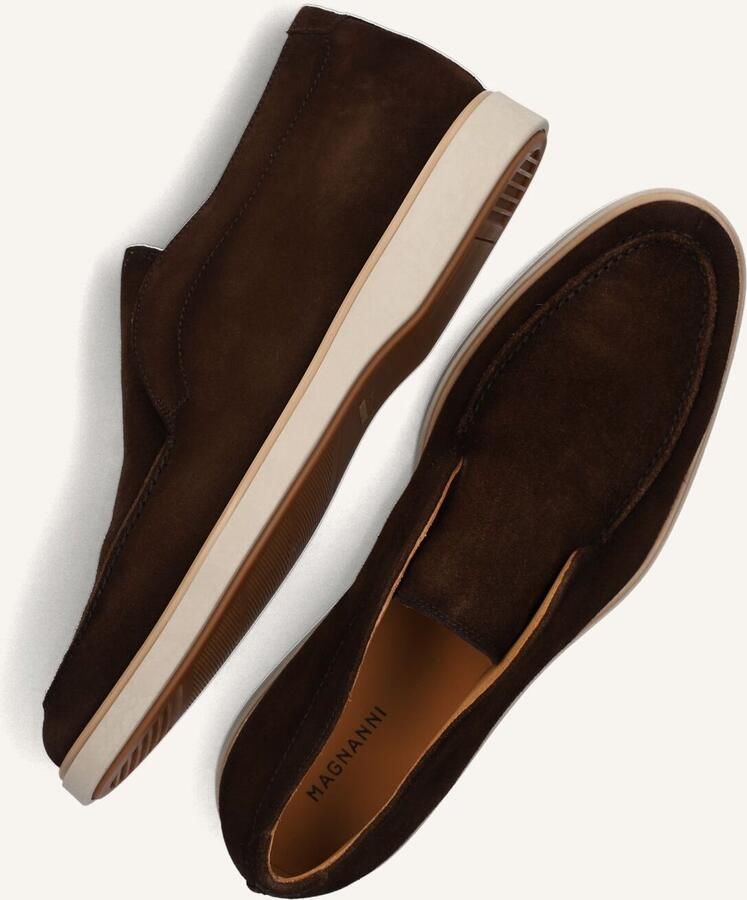 MAGNANNI Instappers Heren 25121 Maat: 45 Materiaal: Suède Kleur: Bruin - Foto 3