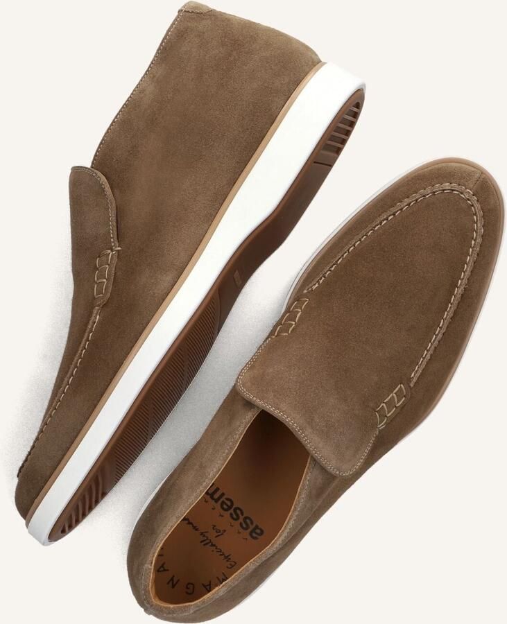Magnanni Instappers Heren Instapschoenen Herenschoenen Suède 25810 Taupe - Foto 3