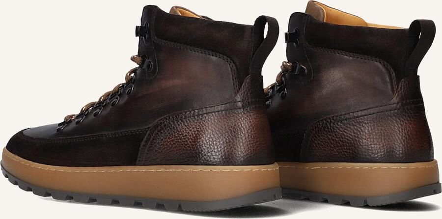 MAGNANNI Veterboots Heren 25827 Maat: 46 Materiaal: Leer Kleur: Bruin - Foto 3