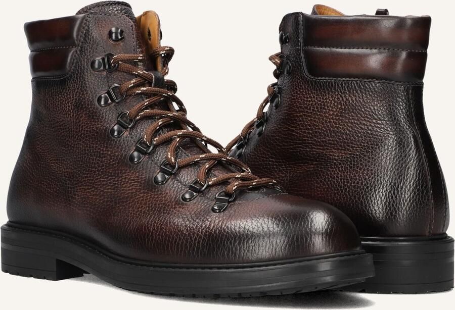 MAGNANNI Veterboots Heren 25838 Maat: 40 Materiaal: Leer Kleur: Bruin - Foto 2