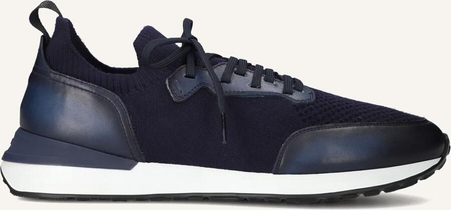 MAGNANNI Lage Sneakers Heren 26069 Maat: 39 Materiaal: Leer Kleur: Blauw