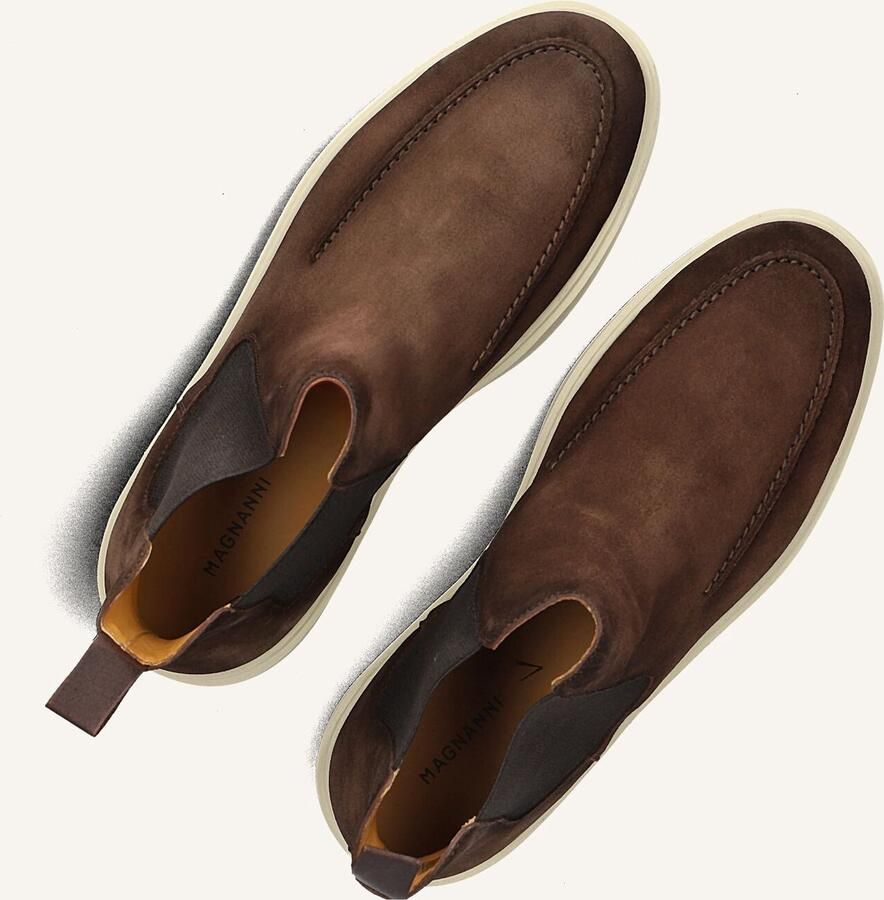 MAGNANNI Chelsea Boots Heren 26301 Maat: 40 Materiaal: Textiel Kleur: Bruin - Foto 2