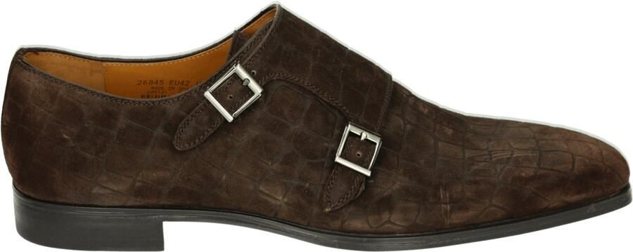 Magnanni 26845 THUNDER Gespschoenen Nette herenschoenen Heren veterschoen Bruin