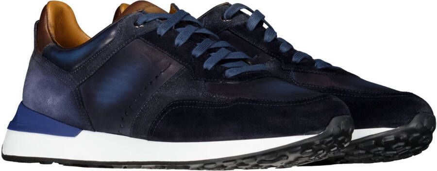 Magnanni 24747~SONA~II~~~~~~~~~~~~~~~~~ Lage sneakersVrije tijdsschoenenHeren sneakers Blauw