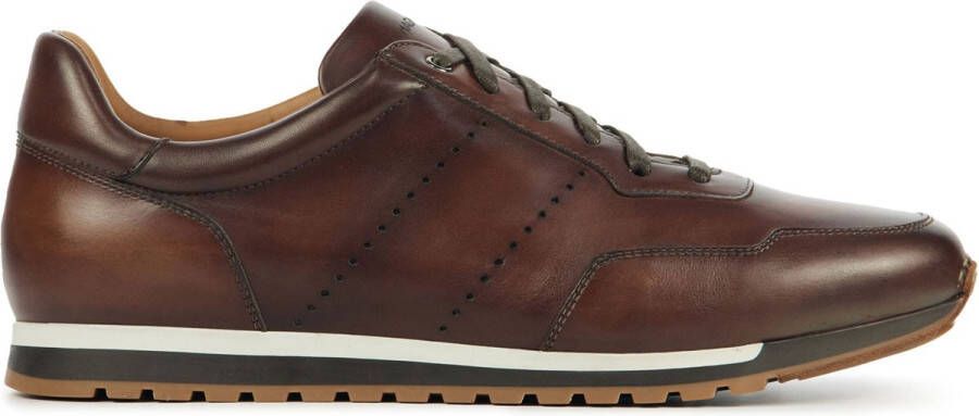MAGNANNI Lage Sneakers Heren 24445 Maat: 40 Materiaal: Leer Kleur: Bruin