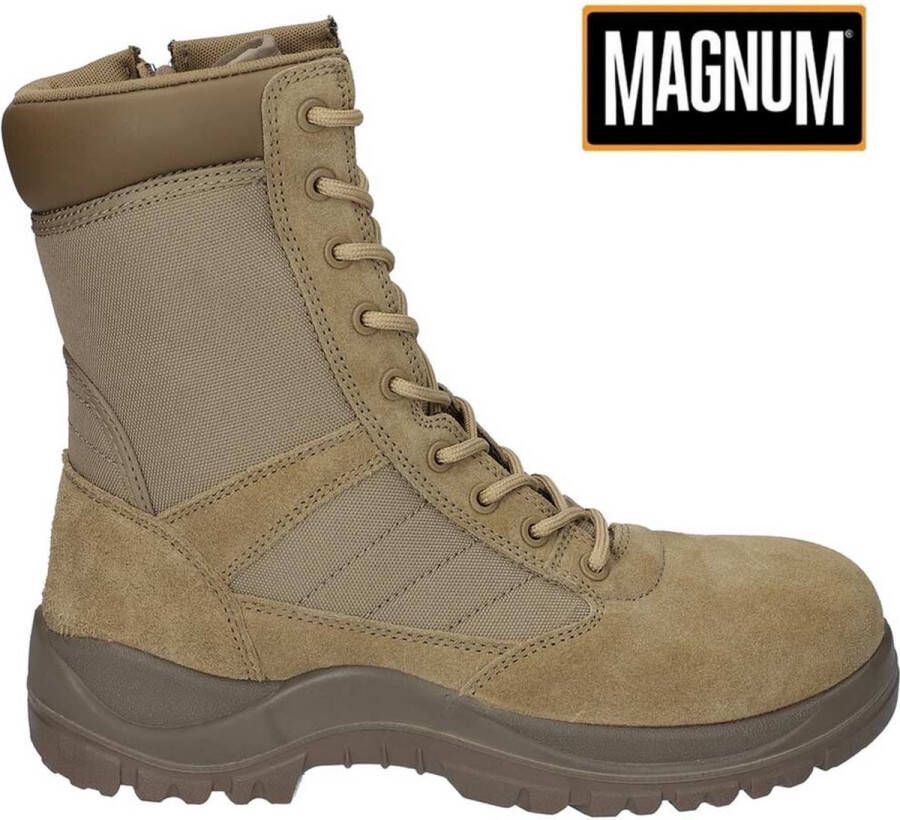 Magnum Centurion 8.0 SZ Sidezip Tactical Boots Tactische Laarzen Schoenen Bruin M801385