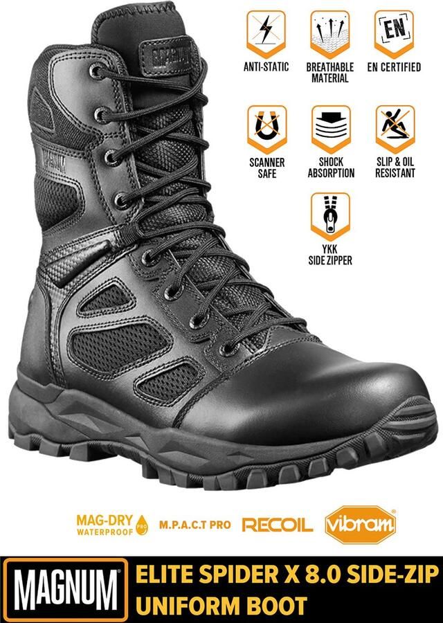 Magnum Elite Spider X 8.0 M801591 021 Zwart - Foto 6