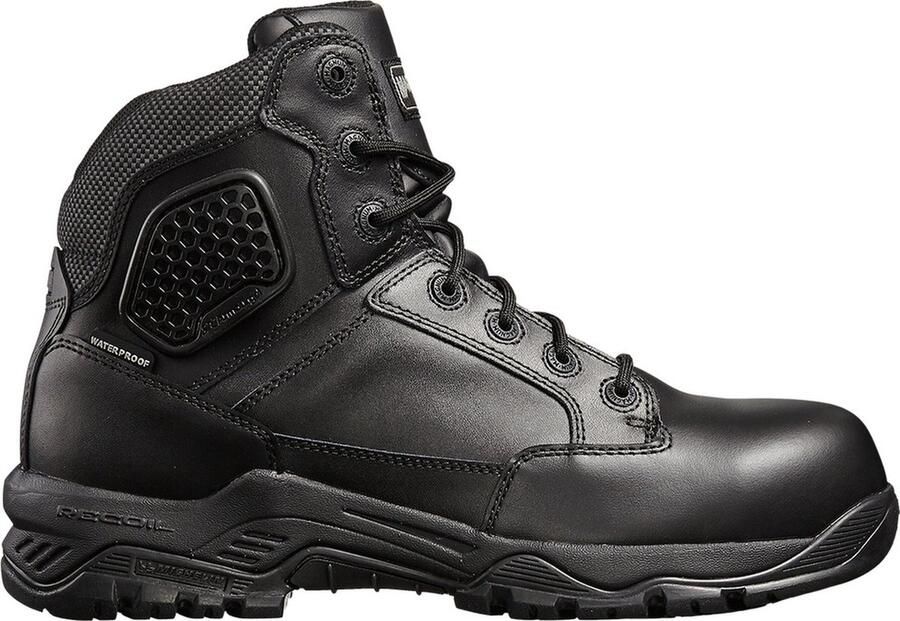 Magnum veiligheidsschoenen heren Strike Force 6.0 Leather CT CP Sidezip Waterproof Zwart