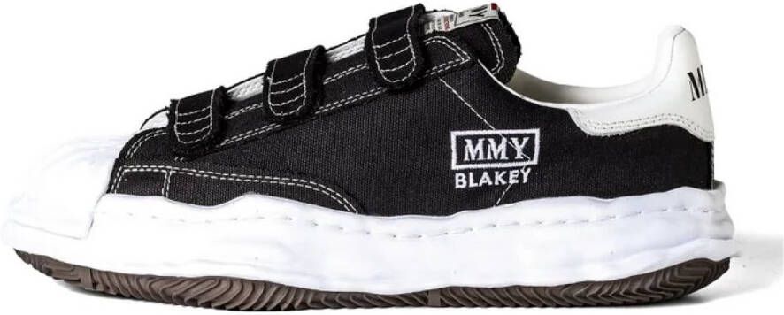 Maison Mihara Yasuhiro Blakey OG sole Canvas Low 'Zwart'