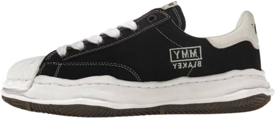 Maison Mihara Yasuhiro Blakey OG Sole Canvas Low 'Zwart Wit'